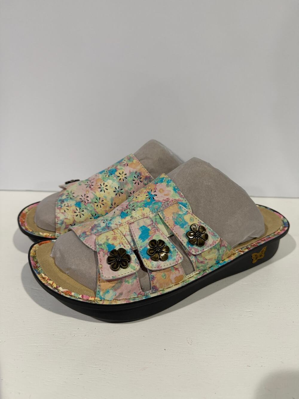 Alegria Julee Sandals Earth Goddess Pastel Recovery Womens Sz 41 10.5-11 NEW